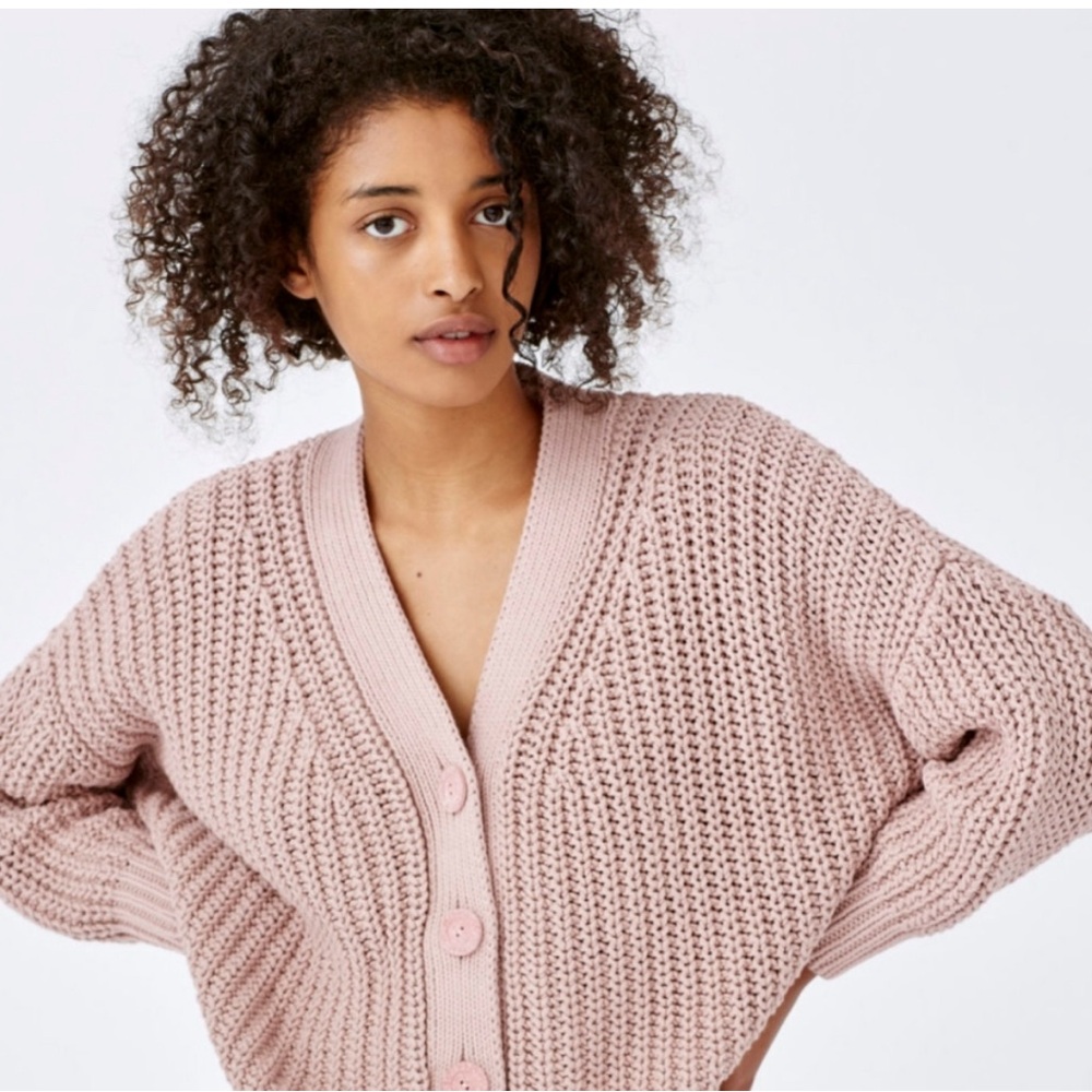 Babaa No.18 Cardigan in Plum Blossom